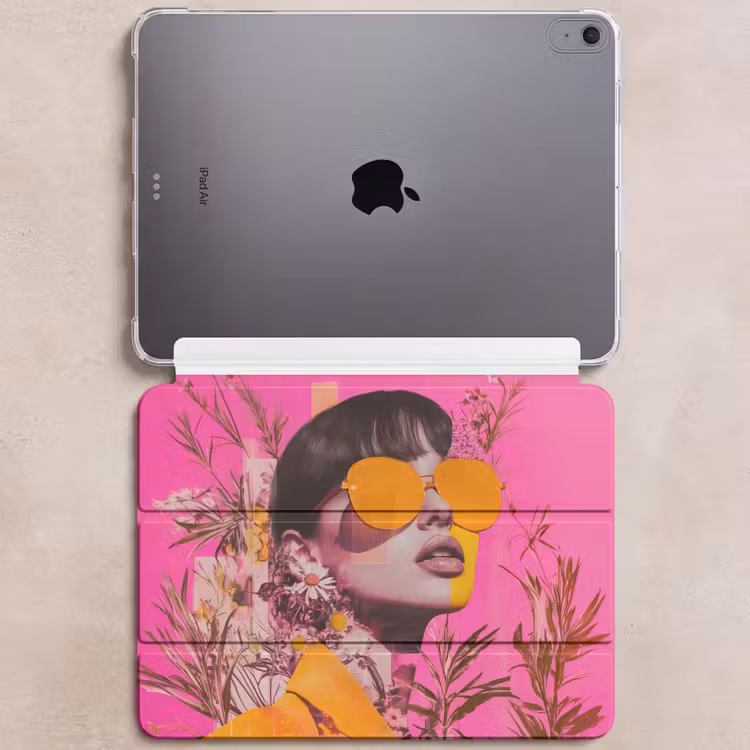 iPad hoes - Zonnebril - Oranje - Vrouw - Planten — 6