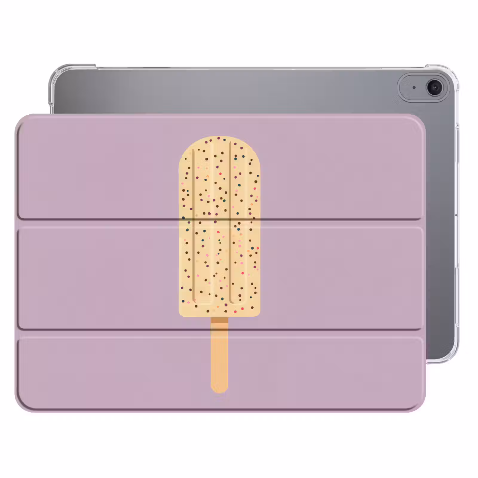 iPad hoes - Beige - Ijsje - Spikkels — 1