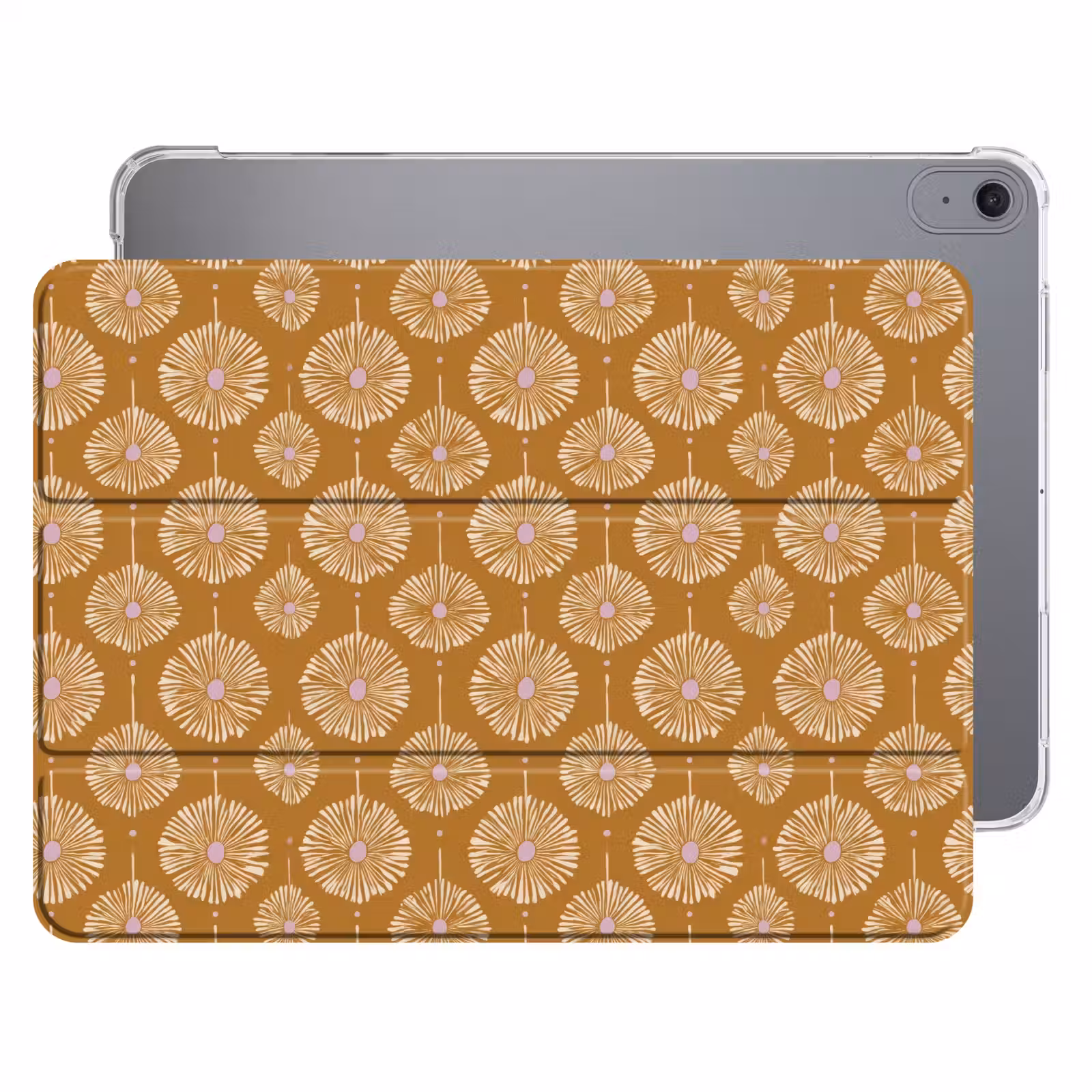 iPad hoes - Bloemen - Modern - Oker — 1