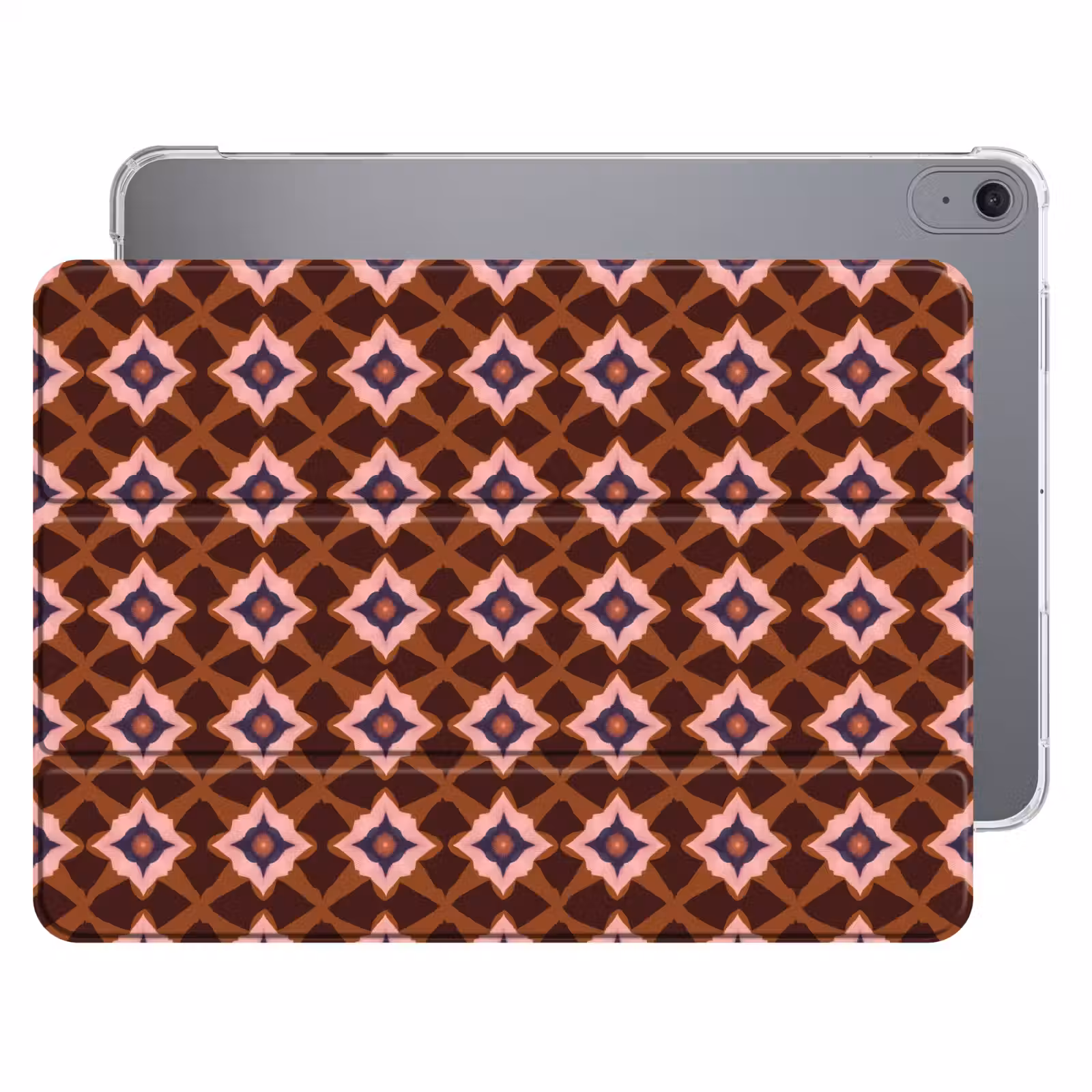 iPad hoes - Geometrisch - Sierlijk - Bruin — 1