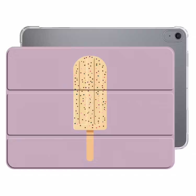 iPad hoes - Beige - Ijsje - Spikkels — 1