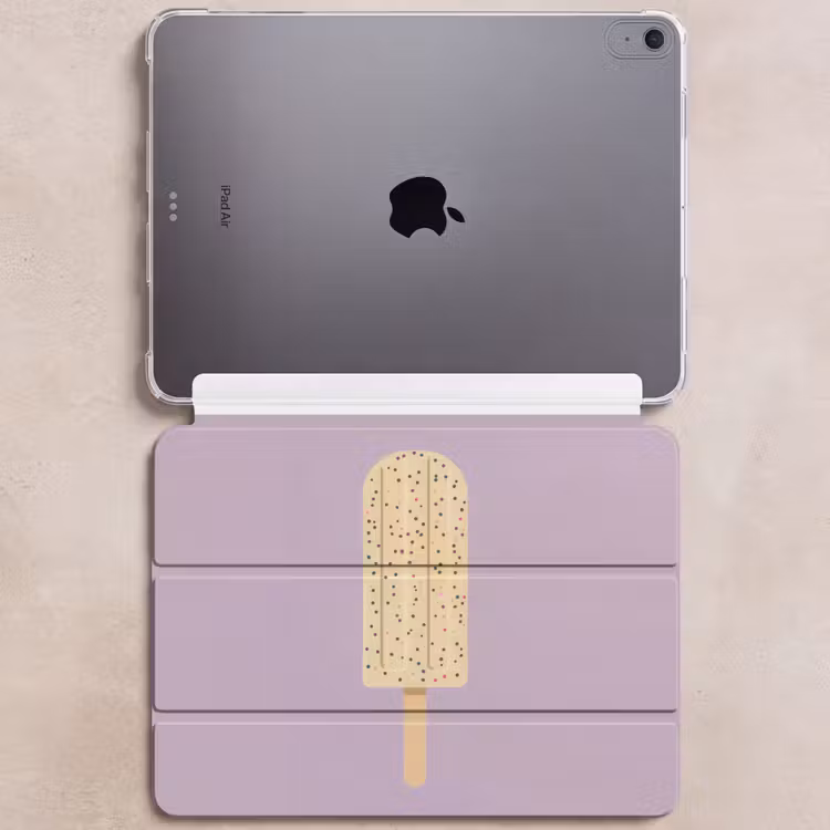 iPad hoes - Beige - Ijsje - Spikkels — 6