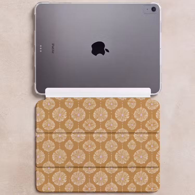 iPad hoes - Bloemen - Modern - Oker — 6