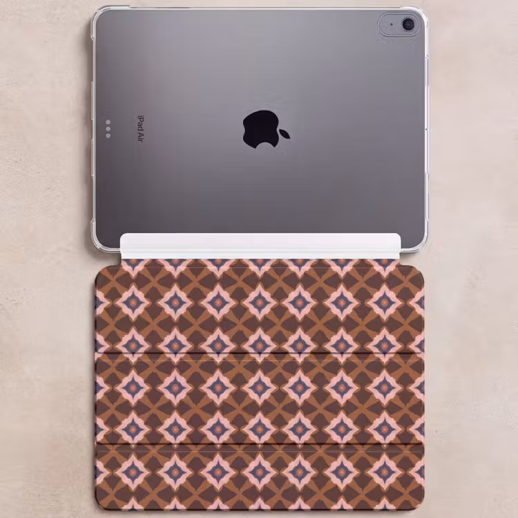 iPad hoes - Geometrisch - Sierlijk - Bruin — 6