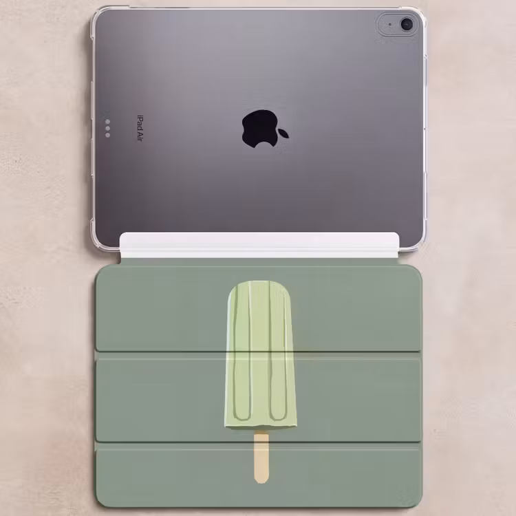 iPad hoes - Groen - Waterijsje - Stokje - Illustratie — 6