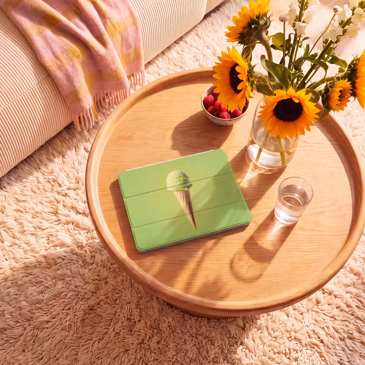 iPad hoes - Hoorntje - Schepijs - Groen — 2