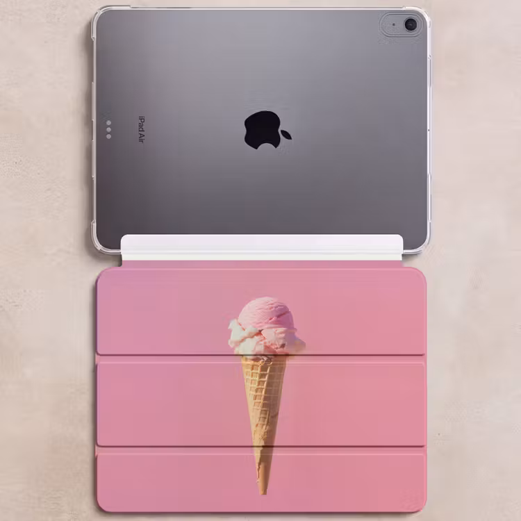 iPad hoes - Hoorntje - Schepijs - Roze — 6