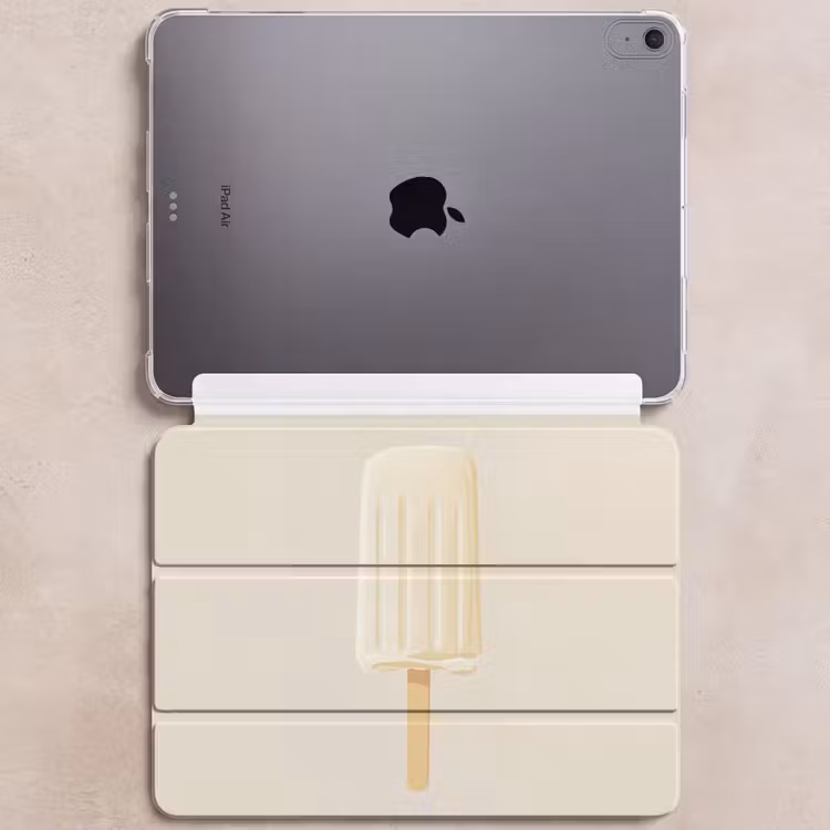 iPad hoes - Minimalistisch - Waterijsje - Stokje - Beige — 6