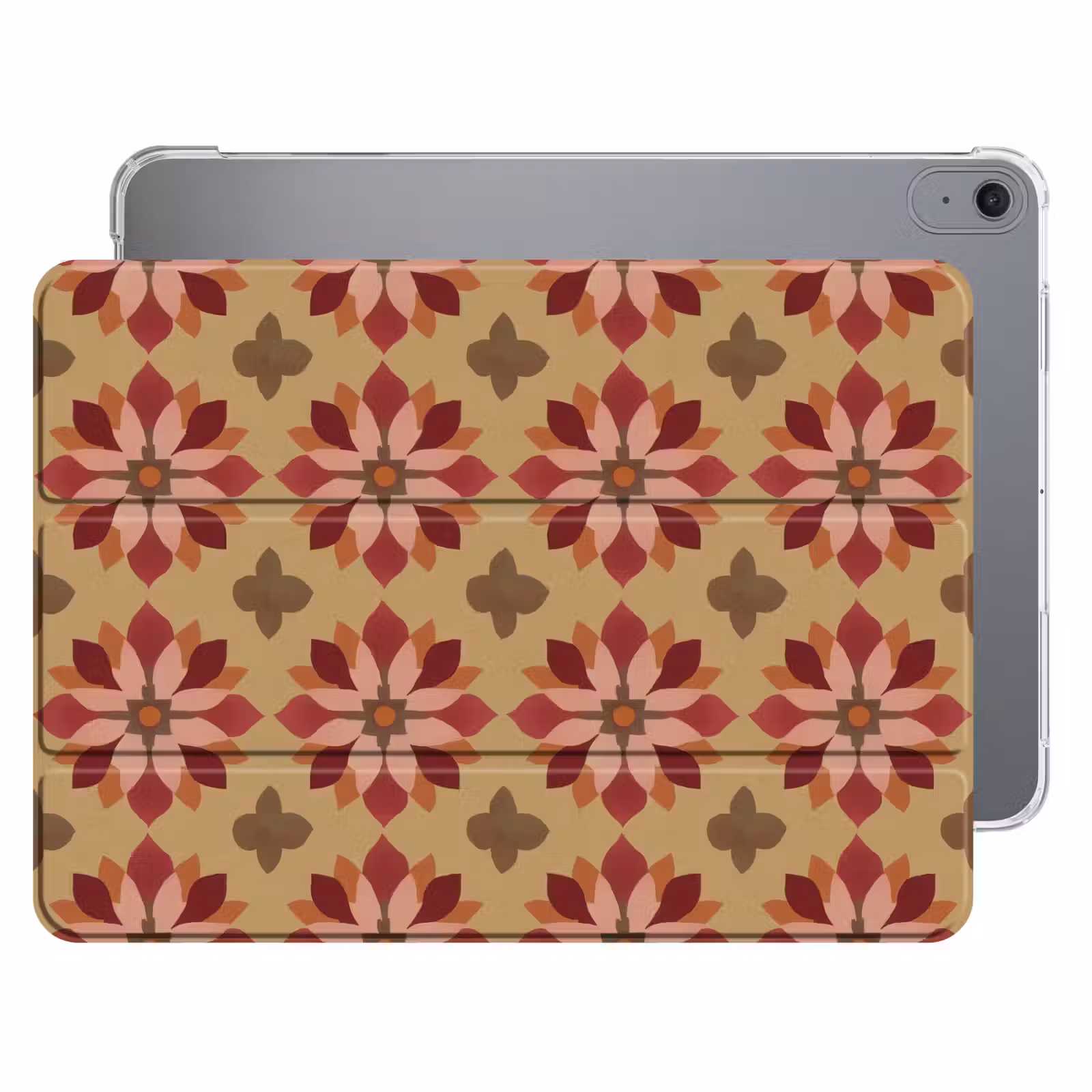 iPad hoes - Bloemen - Retro - Groen — 1