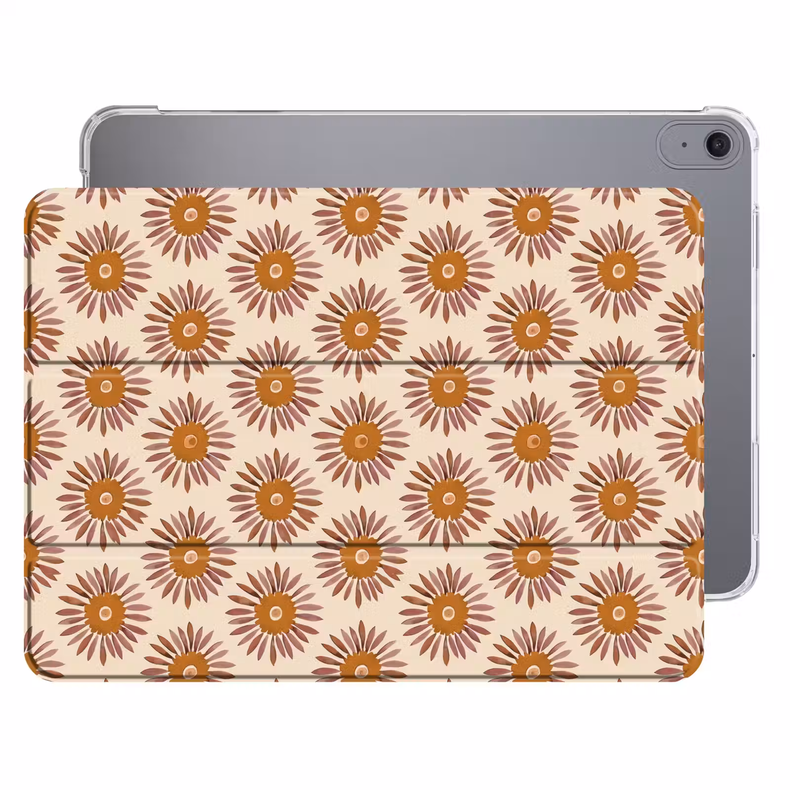 iPad hoes - Patroon - Retro - Bruin — 1