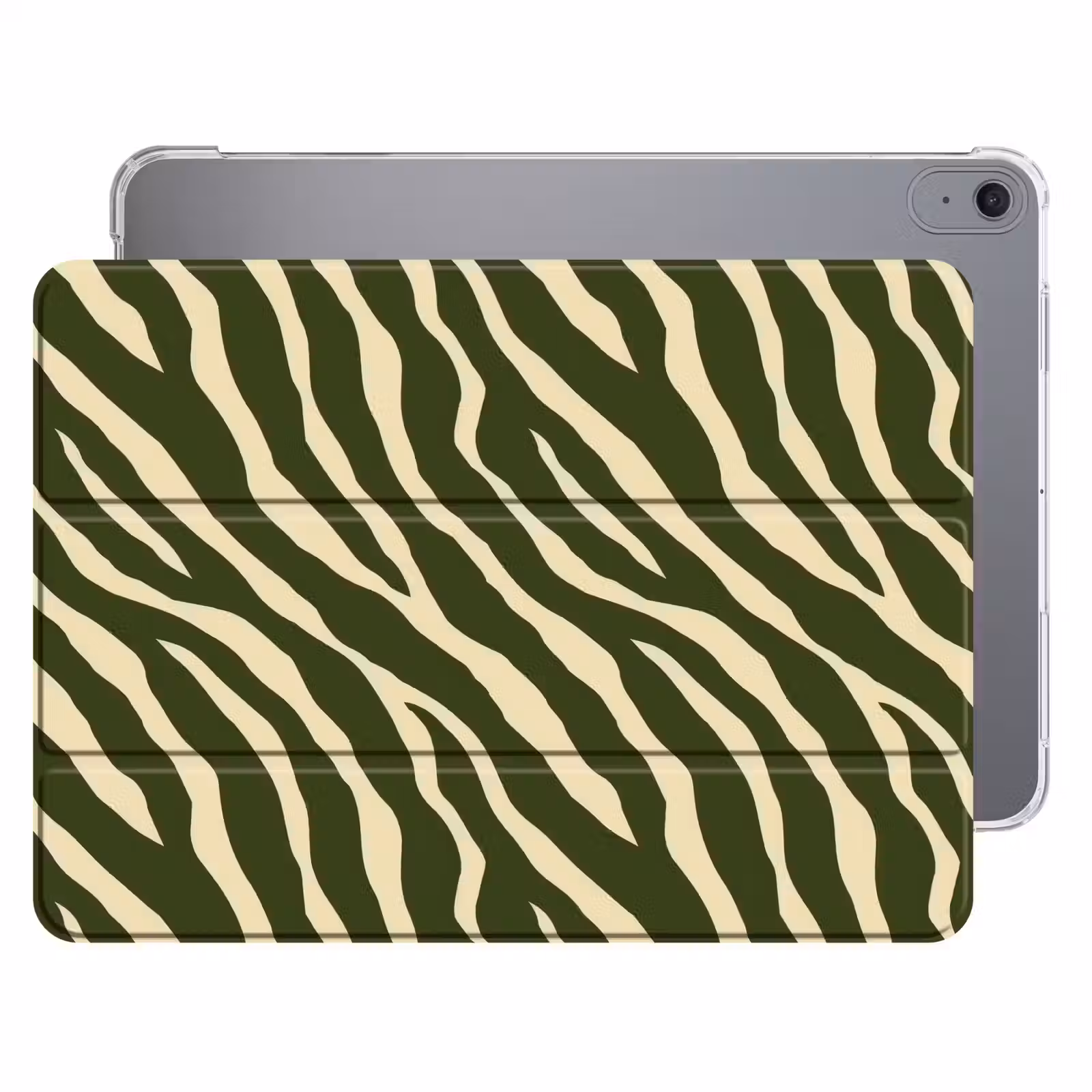 iPad hoes - Zebra - Patroon - Groen — 1