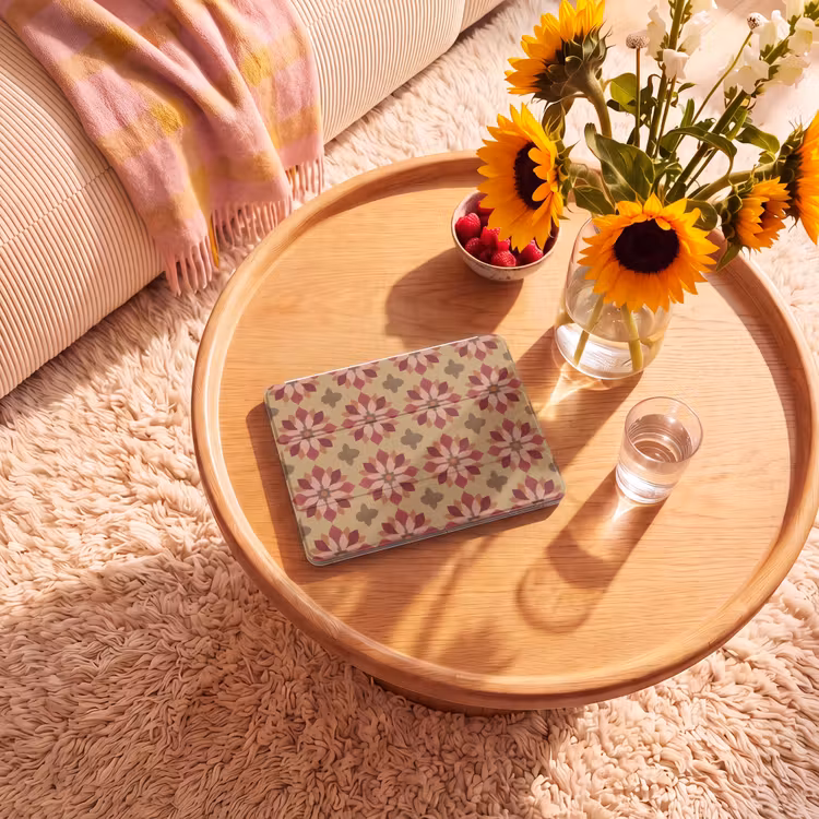 iPad hoes - Bloemen - Retro - Groen — 2