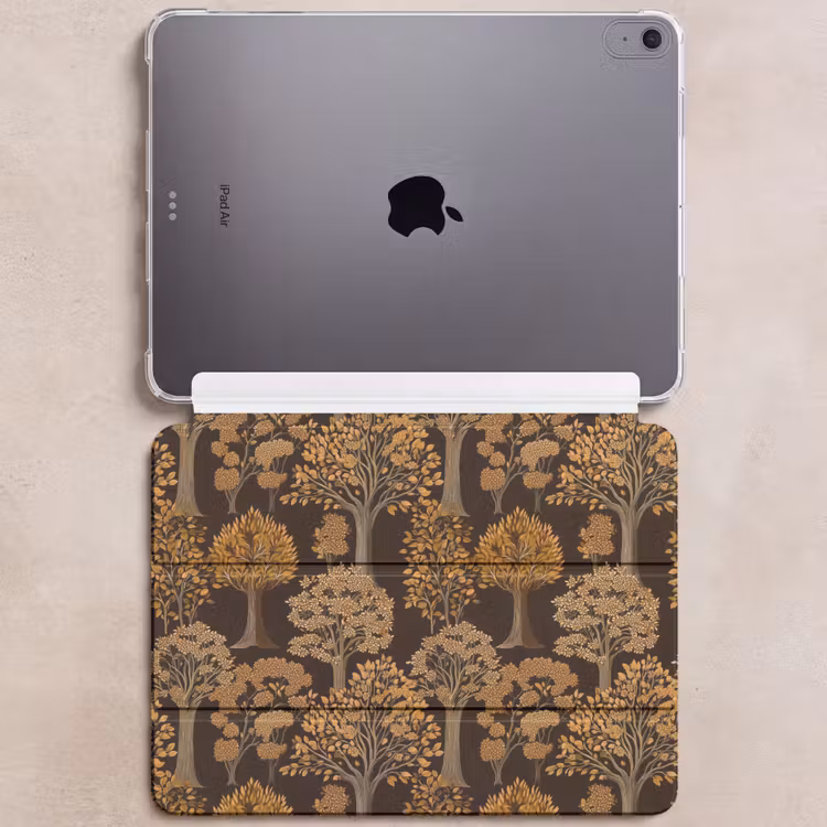 iPad hoes - Bomen - Patroon - Bruin — 6