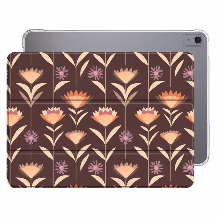 iPad hoes - Elegant - Retro - Bruin — 1
