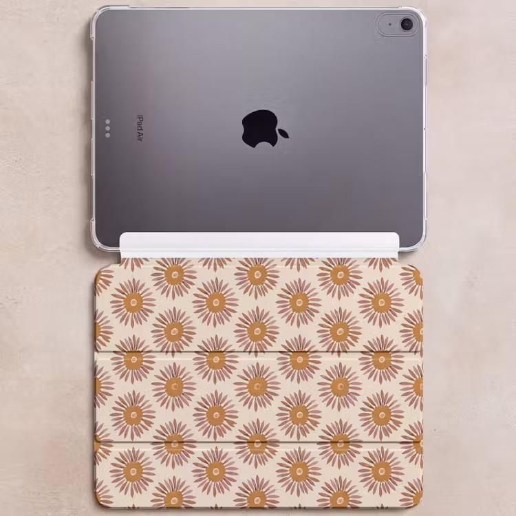 iPad hoes - Patroon - Retro - Bruin — 6