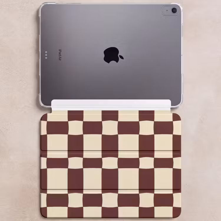 iPad hoes - Retro - Patroon - Bruin — 6