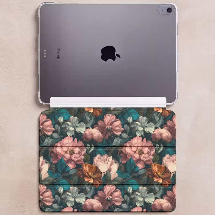 iPad hoes - Bloemen - Schilderachtig - Patroon - Roze — 6