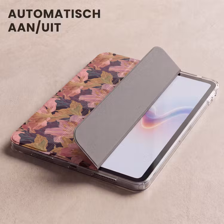 iPad hoes - Lelies - Patroon - Roze - Goud — 5