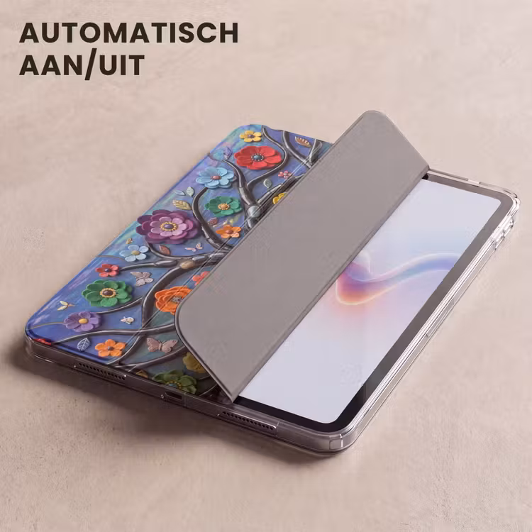iPad hoes - Levensboom - Mozaïek - Bloemen - Kleurrijk - Vrolijk — 5