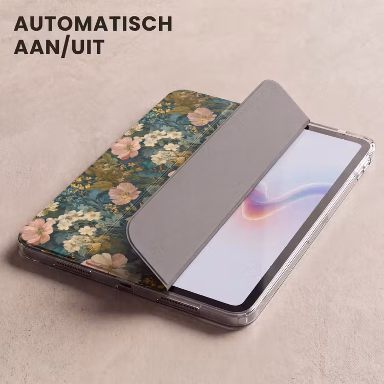 iPad hoes - Wilde bloemen - Botanisch - Patroon - Roze - Romantisch — 5