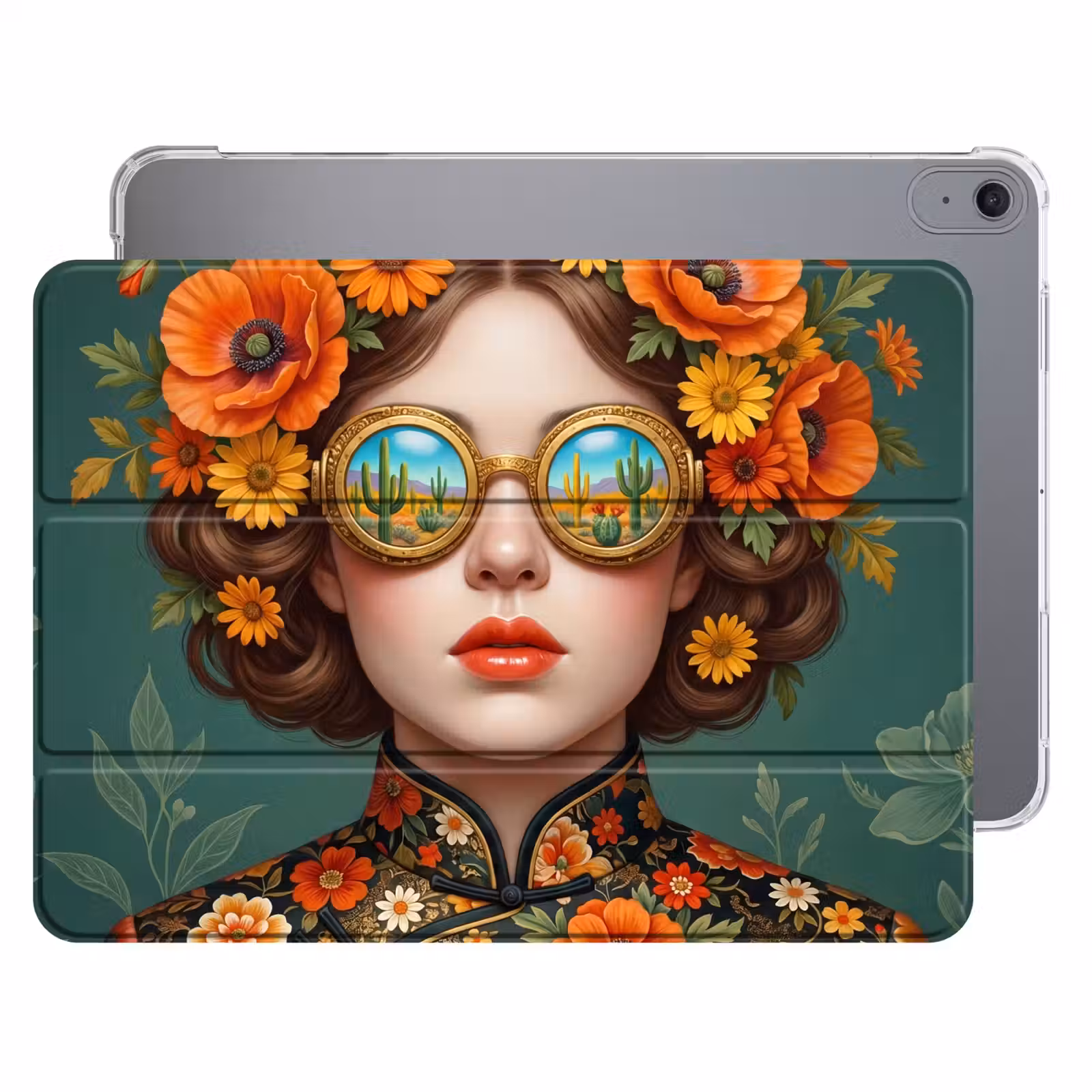iPad hoes - Portret - Vrouw - Kleurrijk - Expressief — 1