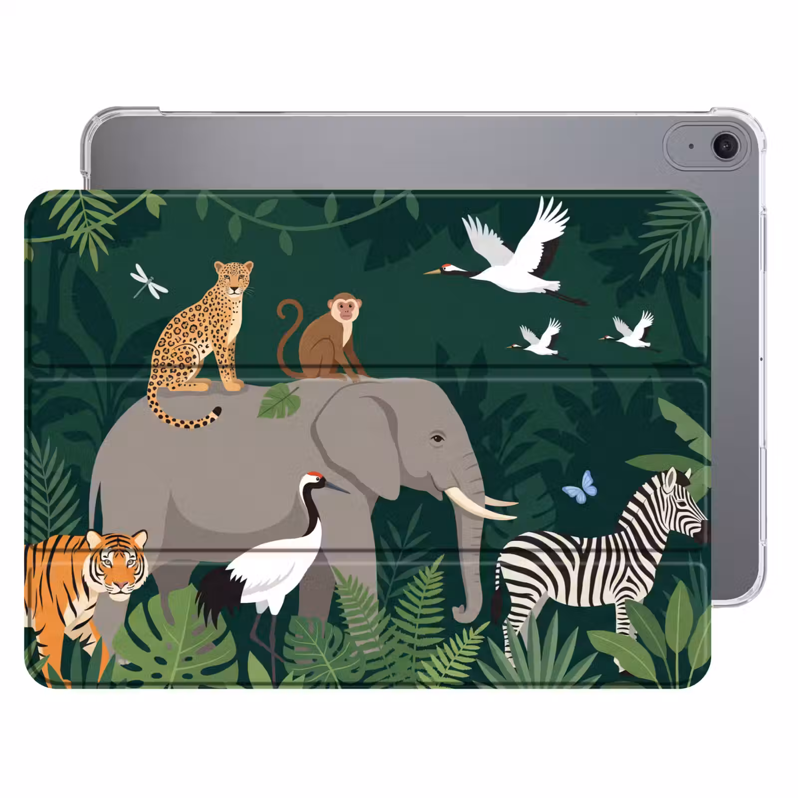 iPad hoes - Tropisch - Jungle - Groen — 1