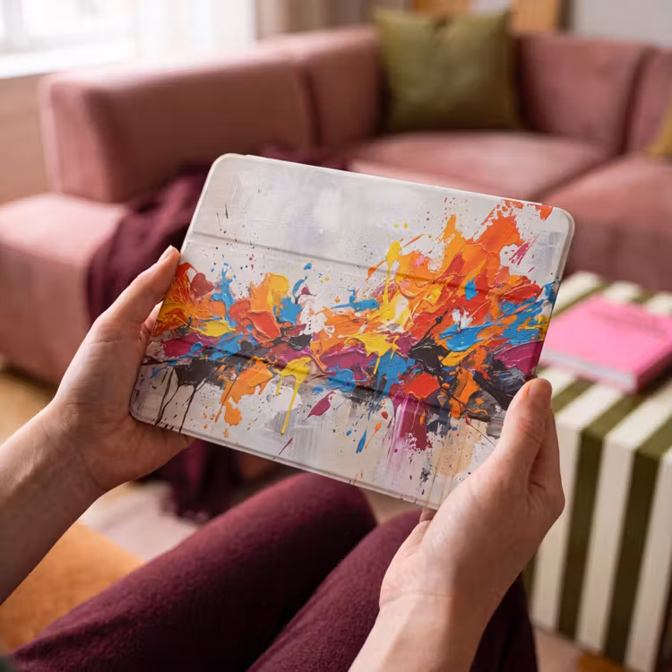 iPad hoes - Abstract - Schilderij - Kleurrijk - Dynamisch — 4