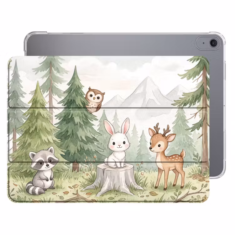 iPad hoes - Bos - Dieren - Groen — 1