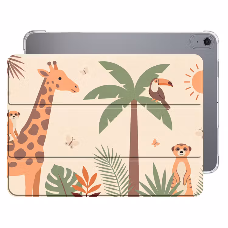 iPad hoes - Dieren - Tropisch - Safari - Kleurrijk — 1