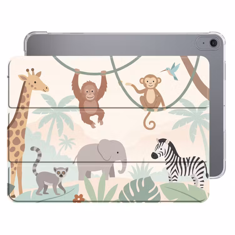 iPad hoes - Jungle - Dieren - Groen — 1