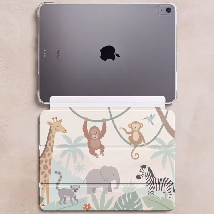 iPad hoes - Jungle - Dieren - Groen — 6