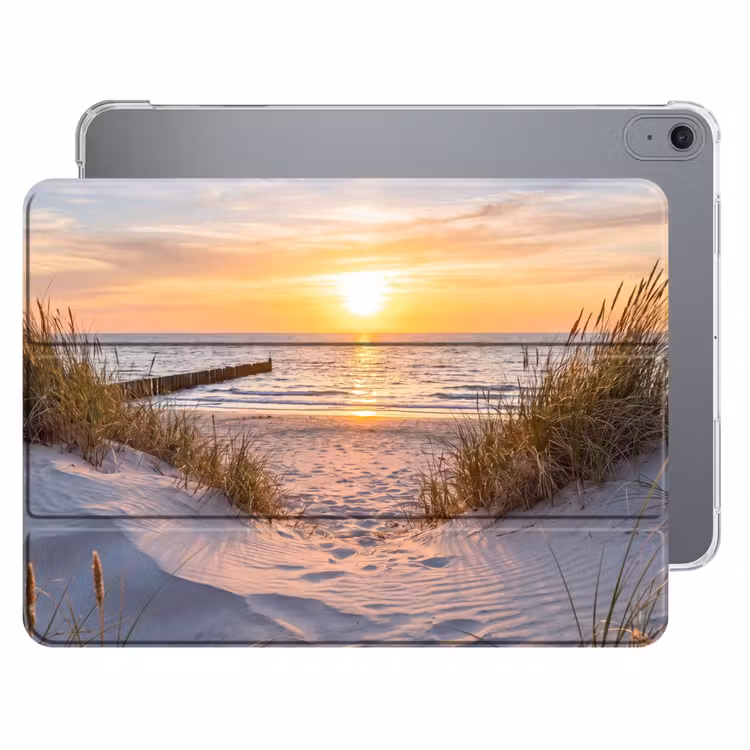 iPad hoes - Strand - Zonsondergang - Natuur - Landschap — 1
