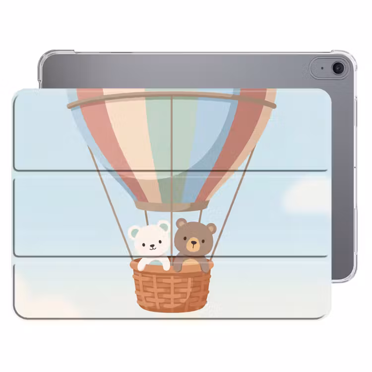 iPad hoes - Luchtballon - Beren - Pastel — 1