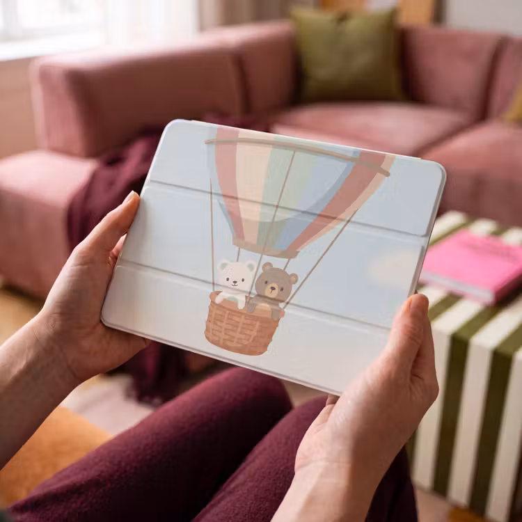 iPad hoes - Luchtballon - Beren - Pastel — 4