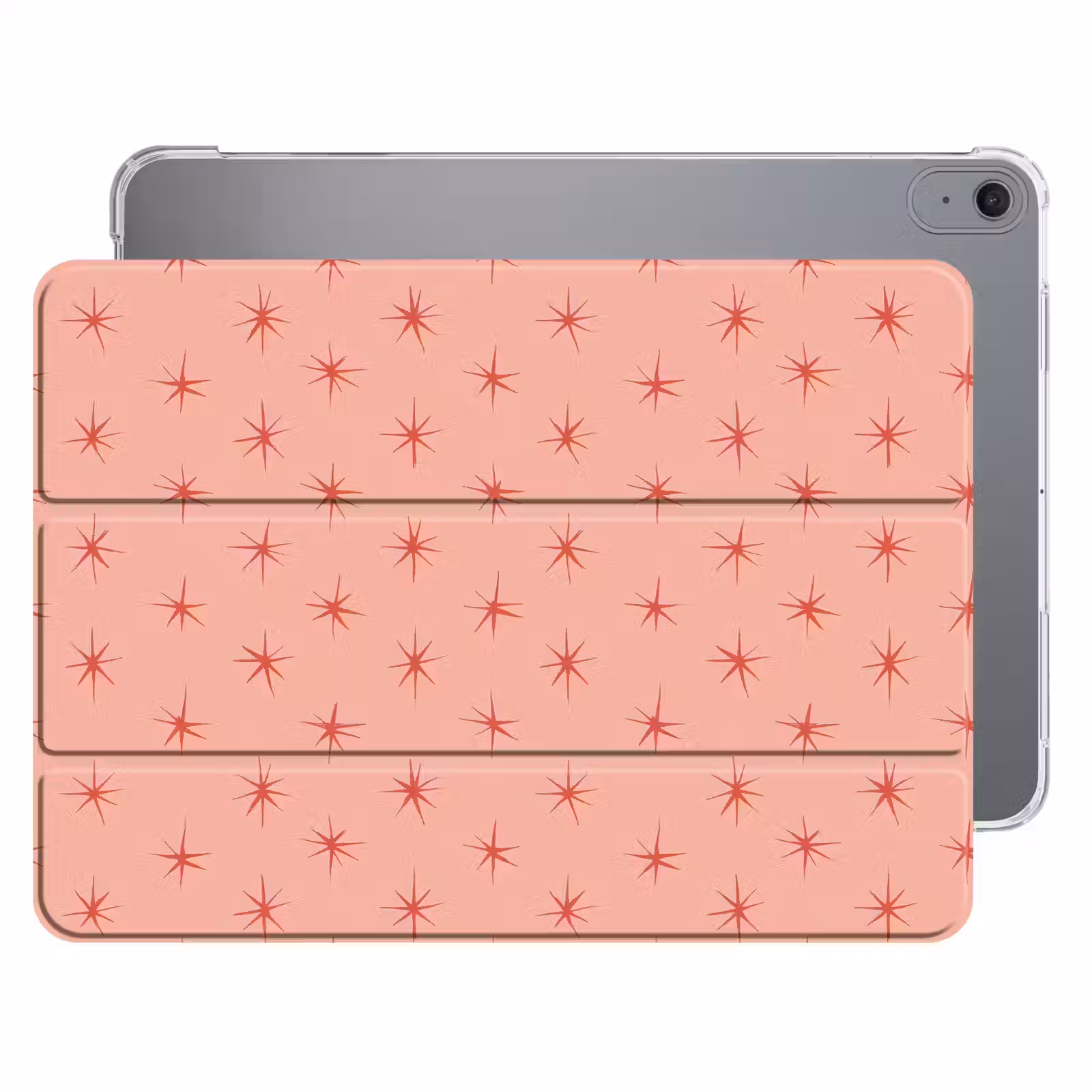 iPad hoes - Sterretjes - Patroon - Oranje — 1