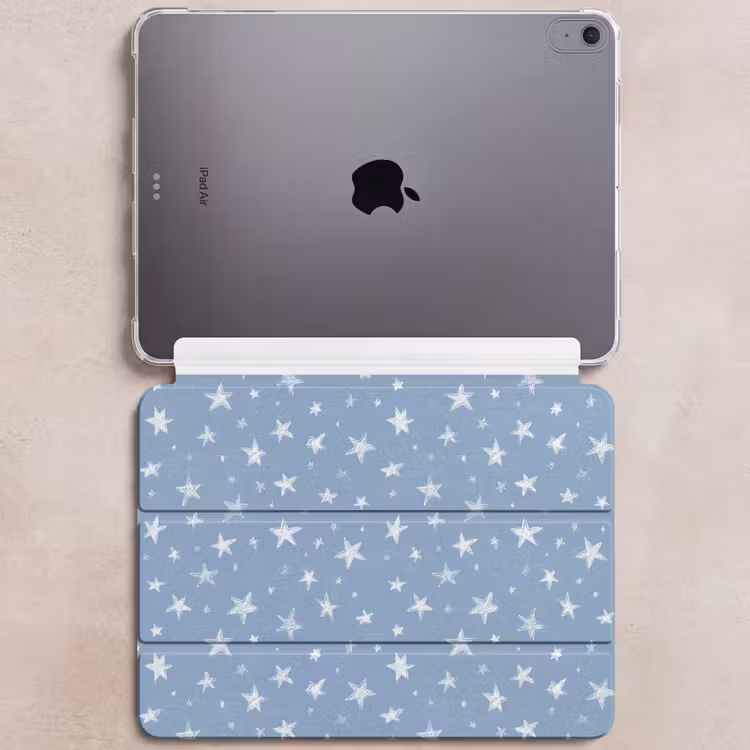 iPad hoes - Sterretjes - Patroon - Blauw — 6