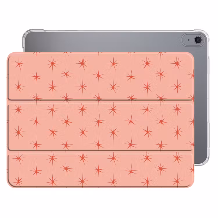 iPad hoes - Sterretjes - Patroon - Oranje — 1