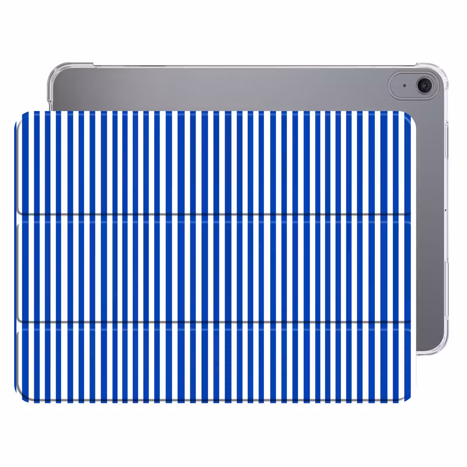 iPad hoes - Klassiek - Strepen - Blauw — 1