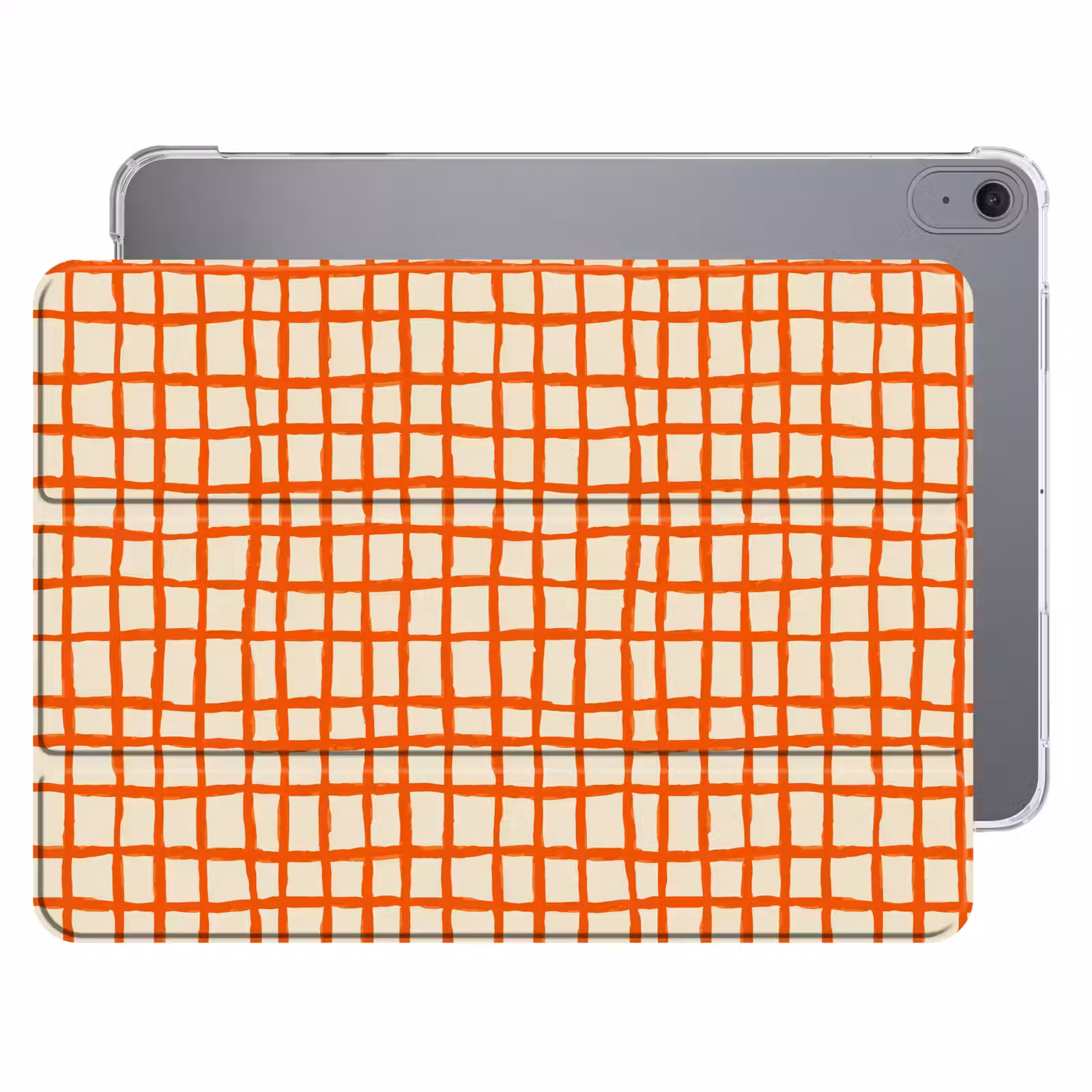 iPad hoes - Patroon - Lijnen - Oranje — 1