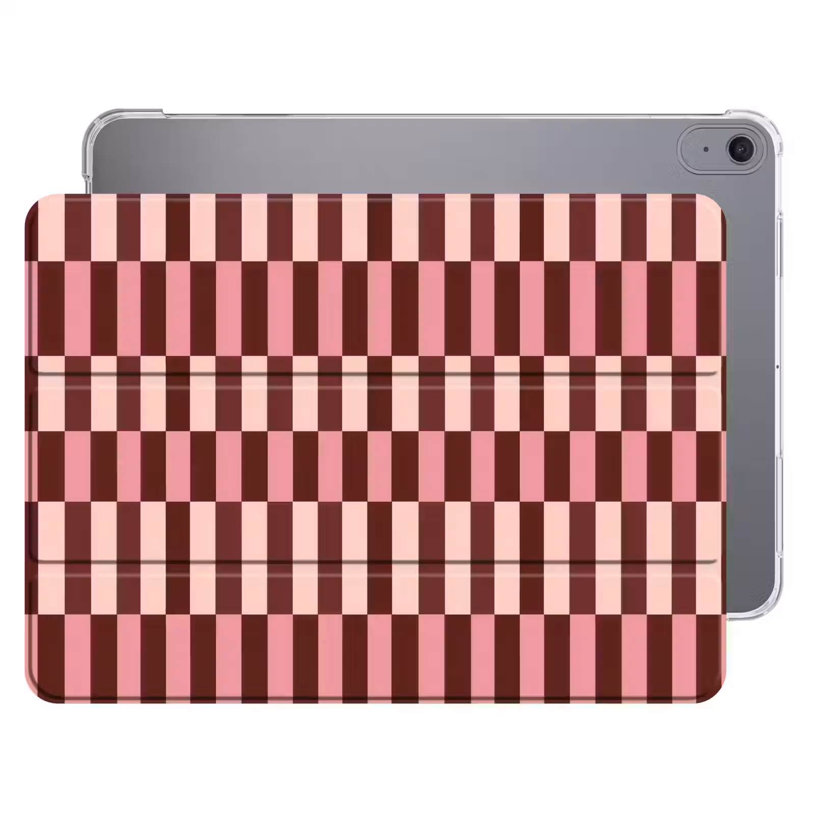 iPad hoes - Roze - Rood - Blokjes — 1