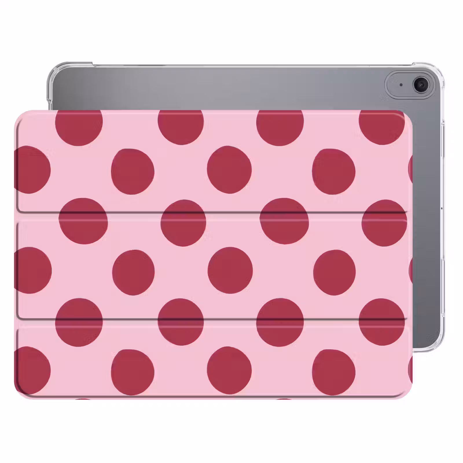 iPad hoes - Stippen - Patroon - Bordeaux — 1