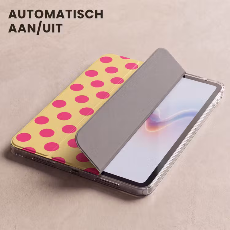 iPad hoes - Roze - Stippen - Geel — 5