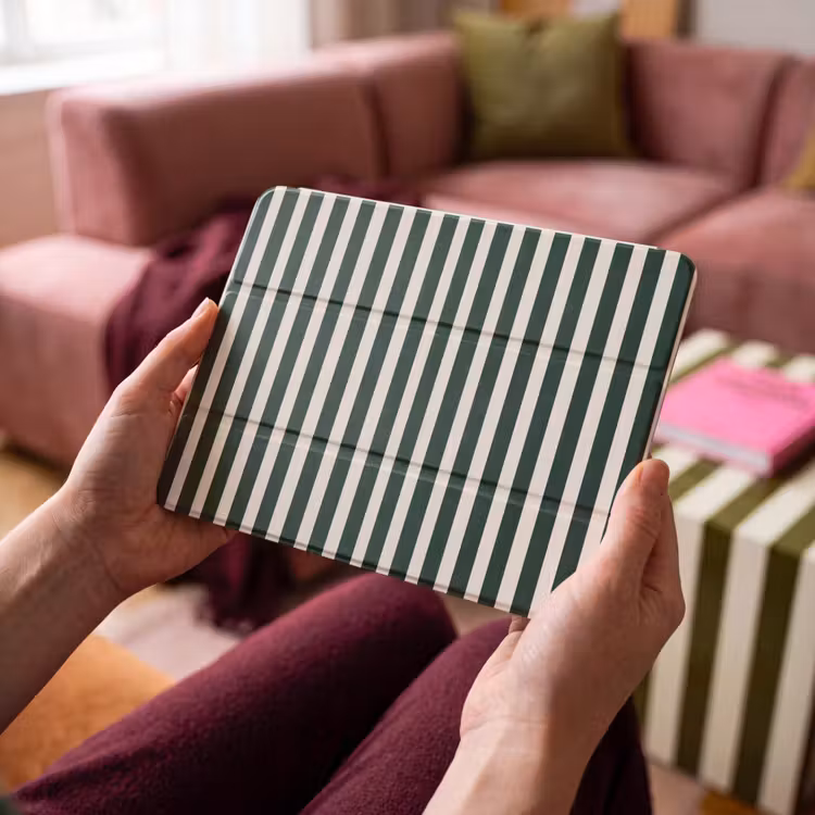 iPad hoes - Strepen - Klassiek - Groen — 4