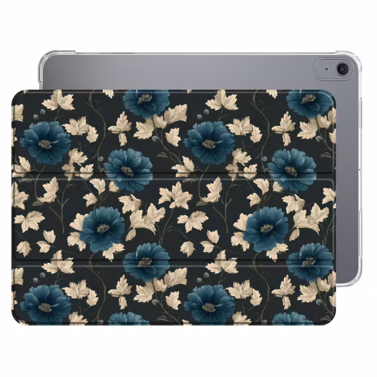 iPad hoes - Botanisch - Bloemen - Blauw — 1