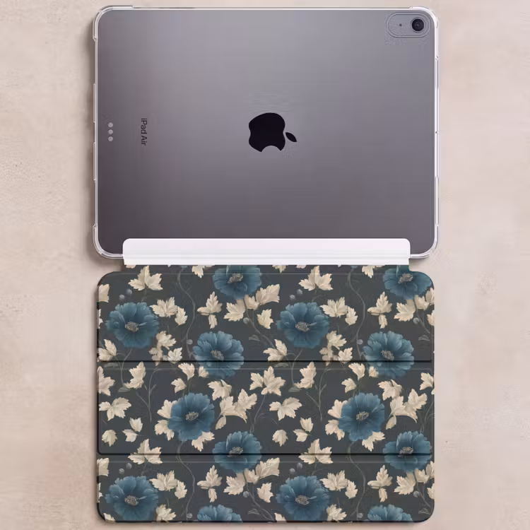 iPad hoes - Botanisch - Bloemen - Blauw — 6