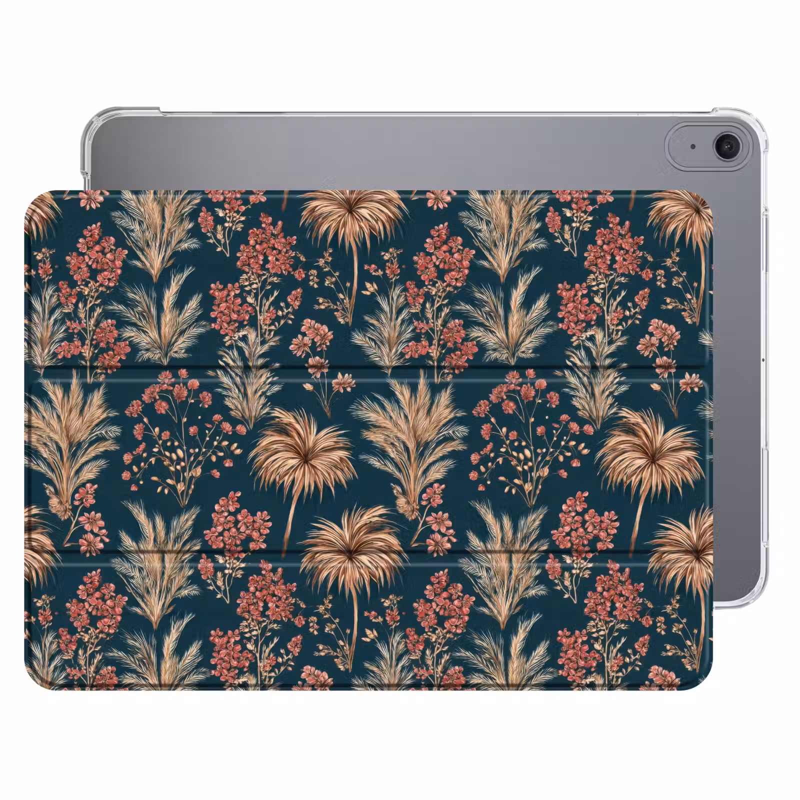 iPad hoes - Botanisch - Patroon - Blauw — 1