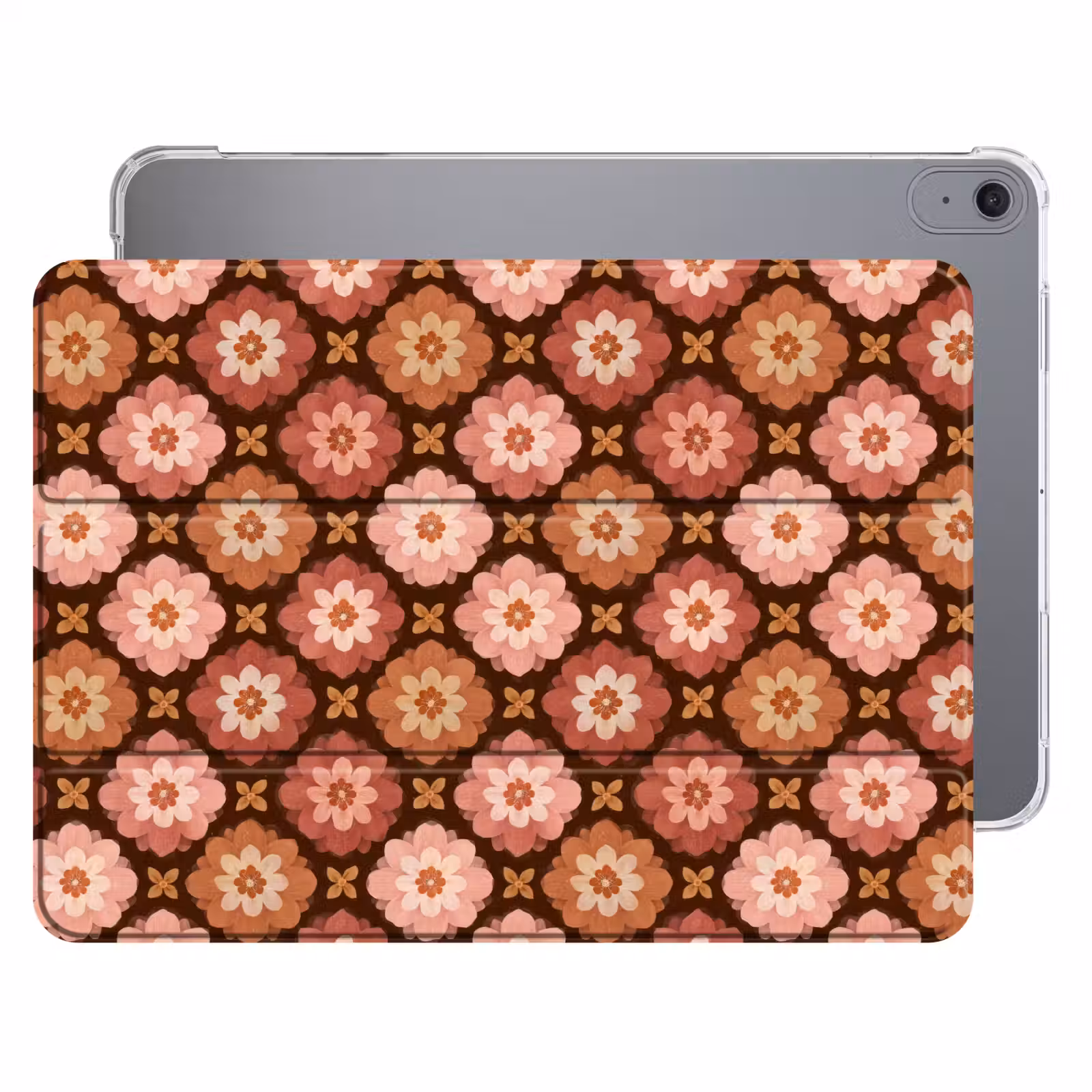 iPad hoes - Geometrisch - Bloemen - Kleurrijk — 1