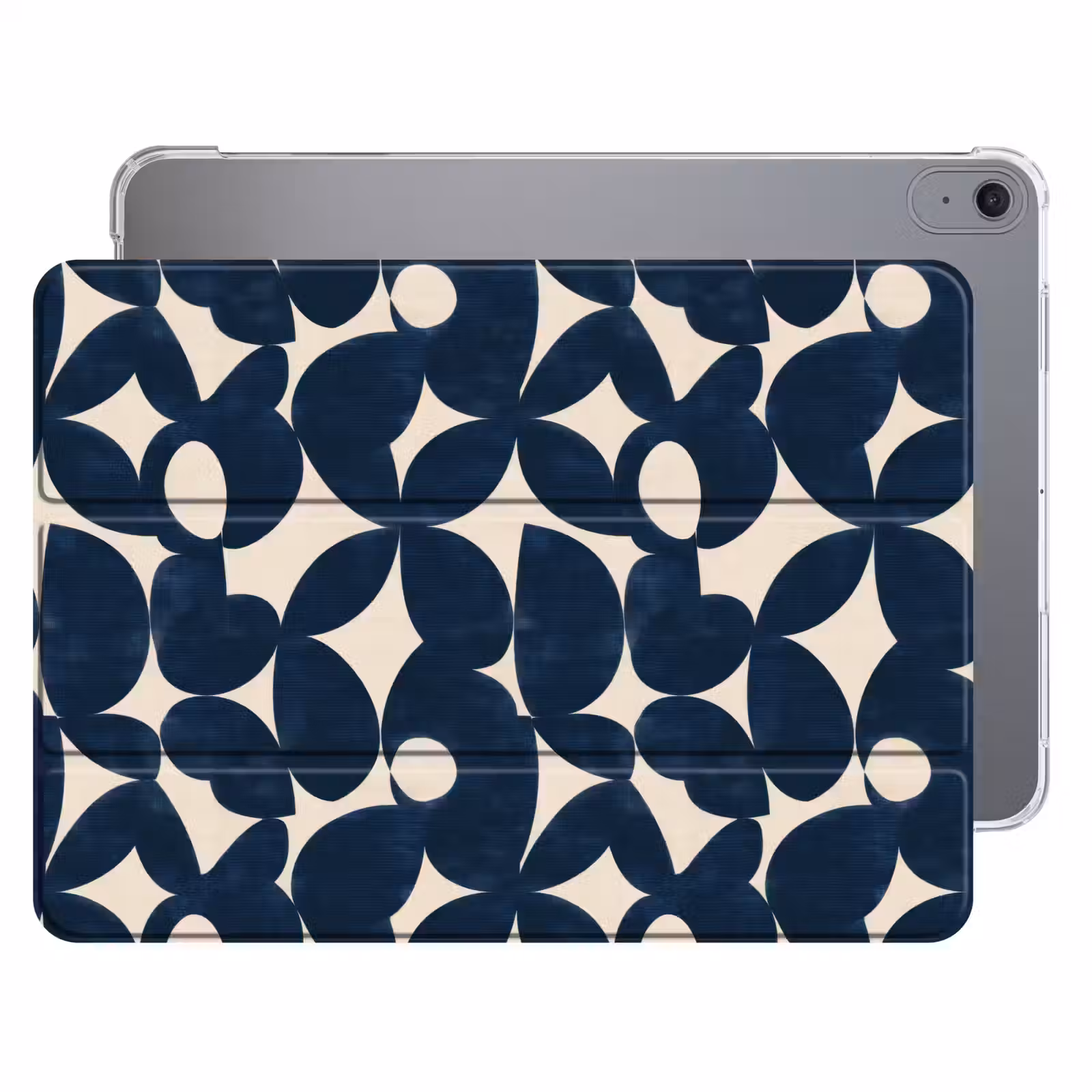 iPad hoes - Modern - Geometrisch - Blauw — 1