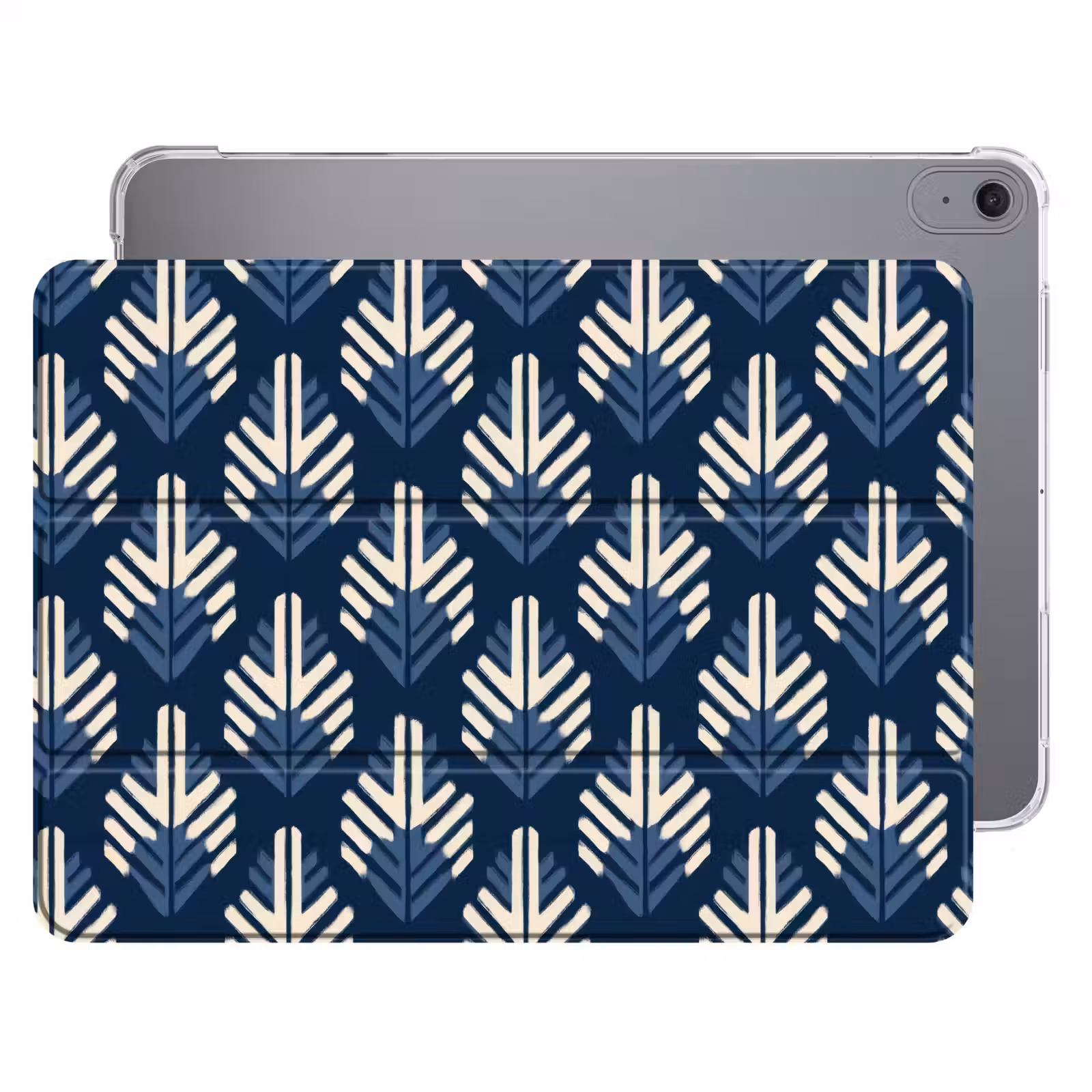 iPad hoes - Modern - Patroon - Blauw — 1