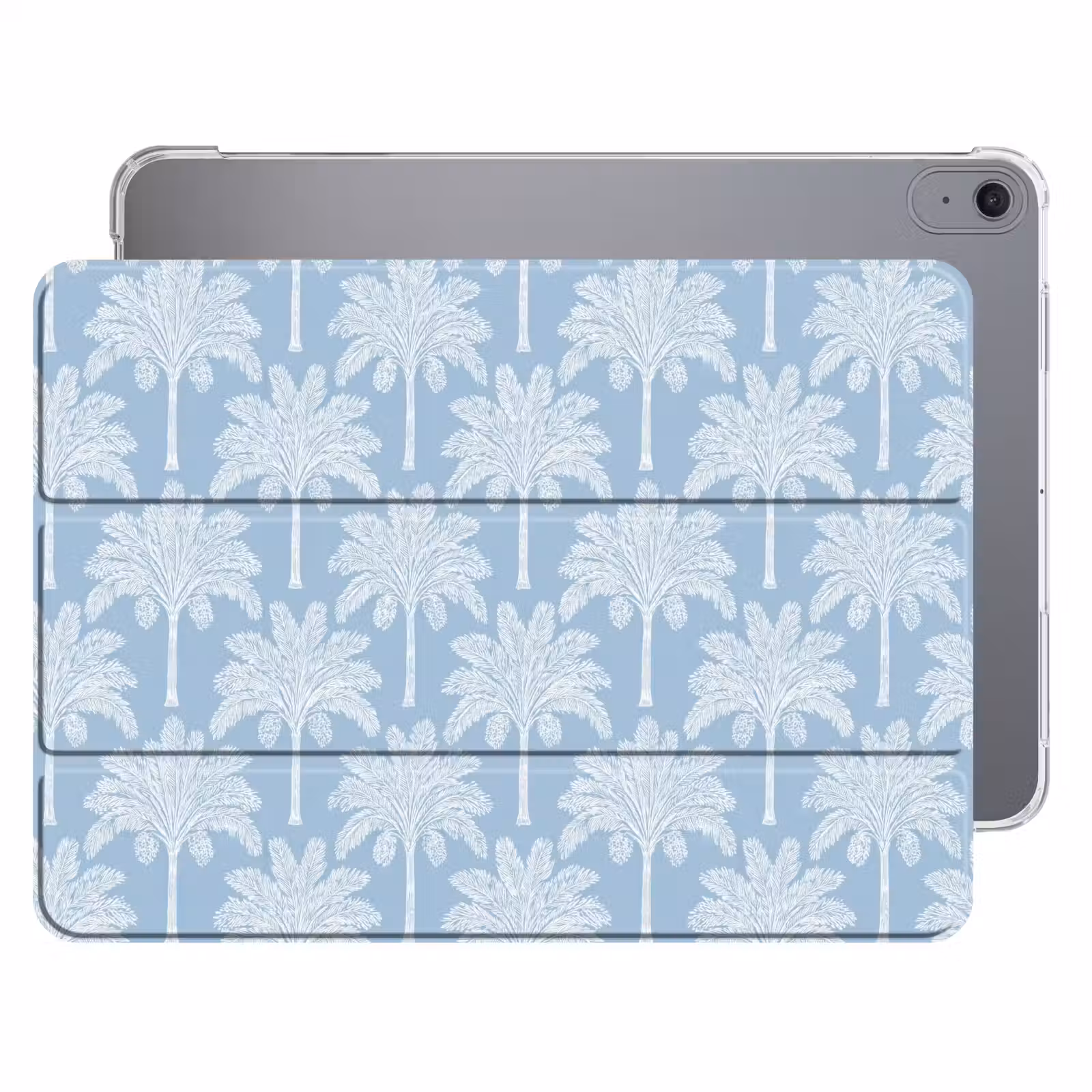 iPad hoes - Palmboom - Modern - Blauw — 1